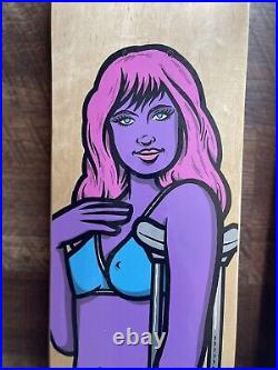 Consolidated Skateboards Hurt Girls Hand Screened Skateboard Set Todd Bratrud