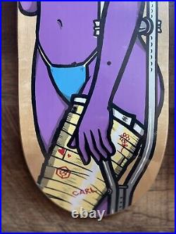 Consolidated Skateboards Hurt Girls Hand Screened Skateboard Set Todd Bratrud