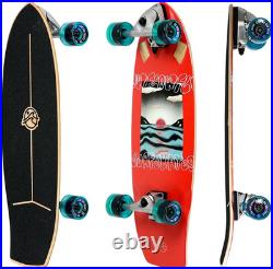 Cruiser 29X10 7-Ply North American Maple Deck, Carving Truck, Fully Assemble