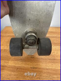 Custom Aluminum 70's Skateboard Deck Trucks Stoker Wheels Vintage Handmade 21.5