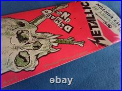 Custom One of A Kind Metallica Cliff Burton Tribute Skateboard Deck 8.25