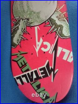 Custom One of A Kind Metallica Cliff Burton Tribute Skateboard Deck 8.25