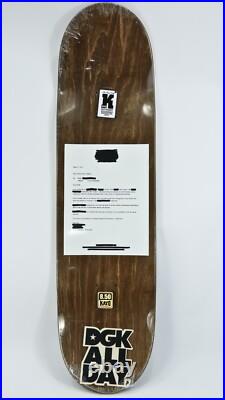 DGK Dirty Ghetto Kids Josh Kalis Cease & Desist NASA 8.5 Skateboard Deck NOS