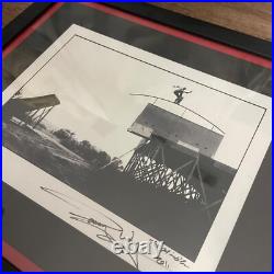 Danny Way Mega Ramp Skateboard Poster Hand Signed