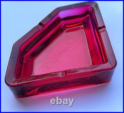 Diamond Supply Co Branded Merch Ashtray Dish Rare HTF Red Color