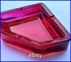 Diamond Supply Co Branded Merch Ashtray Dish Rare HTF Red Color