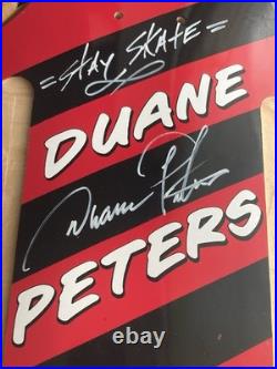 Duane Peters Skateboard Signed! New! Olson Skull Punk Hosoi Hawk US Bombs Hunns