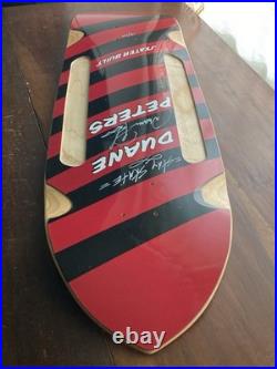 Duane Peters Skateboard Signed! New! Olson Skull Punk Hosoi Hawk US Bombs Hunns