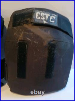 ESTE Vintage 1990's Skateboard Knee Pads Brauch & Agah Collectable Usable Great