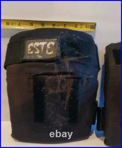 ESTE Vintage 1990's Skateboard Knee Pads Brauch & Agah Collectable Usable Great