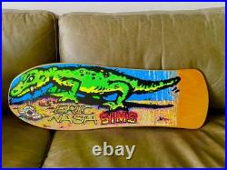 Eric Nash Sims 1987 NOS OG Smoking Bandito Dinosaur Vintage Skateboard Deck