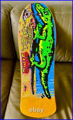 Eric Nash Sims 1987 NOS OG Smoking Bandito Dinosaur Vintage Skateboard Deck
