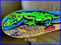 Eric Nash Sims 1987 NOS OG Smoking Bandito Dinosaur Vintage Skateboard Deck