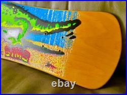 Eric Nash Sims 1987 NOS OG Smoking Bandito Dinosaur Vintage Skateboard Deck