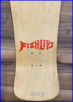Fishlips Skateboard Deck Original Test Press 10 Vintage 80's Rare