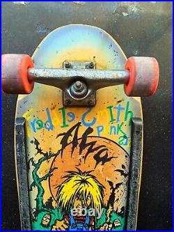 Fred Smith Punk Size Original Skateboard Deck 1988