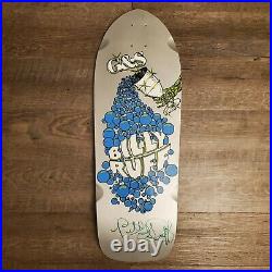 G&S Billy Ruff Chalice Reissue Skateboard Silver SIGNED