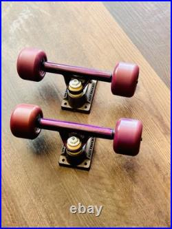 G&S Chromoly Trucks With SIMS Nitro Wheels Vintage Original NOS G&S Chromoly Trucks With SIMS Nitro Wheels Vintage Original NOS
