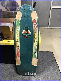 G&S Doug PINEAPPLE Saladino 2106 Reissue Skateboard Deck Blue Stain NEW