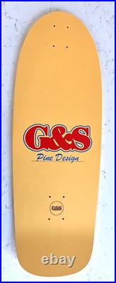 G&S Doug Pineapple Saladino SIGNED 1981 Reissue Skateboard Deck Gordon & Smith
