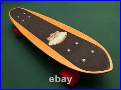 G&S FIBREFLEX BOWLRIDER TRACKER MIDTRACK, KRYPTONICS 65mm Vintage Skateboard 70s