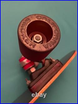 G&S FIBREFLEX PRO SLALOM 28 Vintage Skateboard 70's ACS 651 TRUCKS