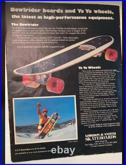 G&S Fibreflex Skateboard 29 Bowlrider 1977