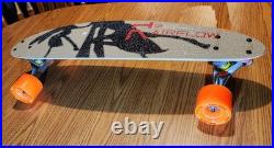 G&S High Camber Swiss Made Fibreflex Slalom Skateboard 2003 NOS Deck withNew Build