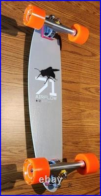 G&S High Camber Swiss Made Fibreflex Slalom Skateboard 2003 NOS Deck withNew Build