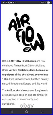 G&S High Camber Swiss Made Fibreflex Slalom Skateboard 2003 NOS Deck withNew Build