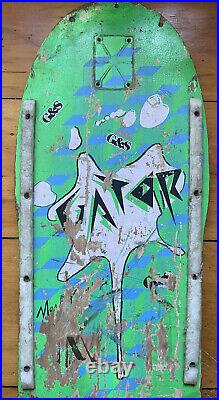 G&S Mark Gator Rogowski Skateboard. Green Colorway