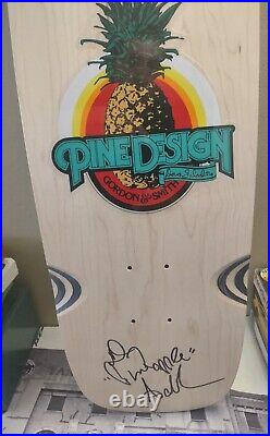 G&S Pine Design Signed Skateboard Deck Reissue