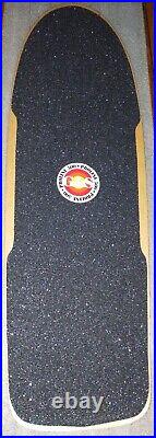 G&S ProLine 500 Reissue Skateboard Deck Blue Logo and Wheel Wells Gordon & Smith