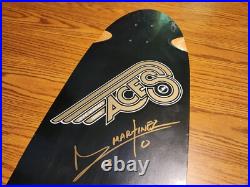 G&S Rare #6 of 10 Gold EditionFlying Aces Skateboard Signed By Dennis Martinez