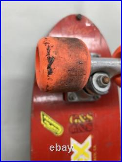 Gordon & Smith 1970's Red Vintage Fibreflex Kicktail Model Skateboard Gordon & Smith 1970's Red Vintage Fibreflex Kicktail Model Skateboard