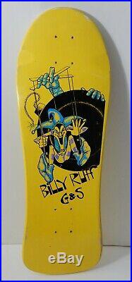 Gordon & Smith Billy Ruff Vintage Skateboard OG 80's G&S Puppet Bomb Deck Jester