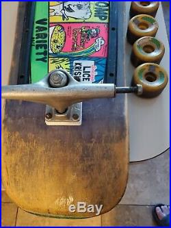 Gordon & Smith G&S 80's vintage skateboard deck Street Chomp Skate board Trucks