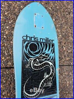 Gordon and Smith (G&S) Chris Miller Lizard Vintage Skateboard OG not Reissue