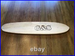 Gordon and Smith G & S NOS wooden skateboard 31 1/2