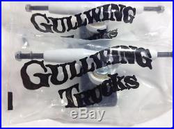 Gullwing trucks Sidewinder 8.5 New Old Stock 1980's Skateboard Trucks WHITE