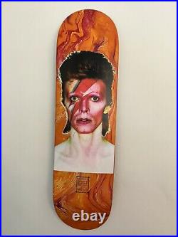 HAND PAINTED Pocket Pistols David Bowie (Jason Lee / Blind) Skateboard Deck
