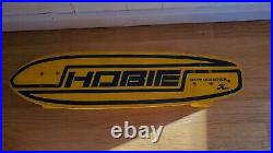 HOBIE HOTDOGGER Fiberglass Skateboard. Acs500 Trucks & City Steeet Grinders