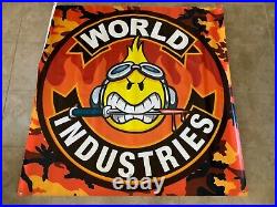 HUGE! Super Rare, World Industries Flameboy Shop Banner / Marc McKee, Rocco