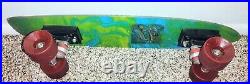 Heritage 1970's Fiberglass Skateboard ACS 500 Trucks Park Rider Logan 5 Wheels