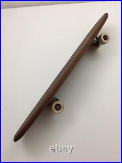 Hobie Vintage 1960's Surfboard Skateboard Stringer Clay Wheels Longboard 29.5