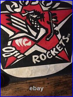 Hosoi OJ2 Rockets Vintage Skateboard Banner Very Old