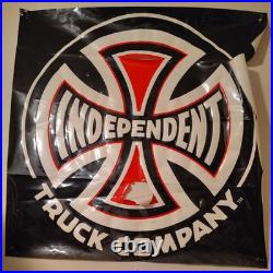 INDEPENDENT Skateboard Trucks Banner. Huge Vinyl 34 X 34 Vintage