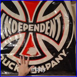 INDEPENDENT Skateboard Trucks Banner. Huge Vinyl 34 X 34 Vintage