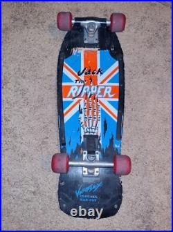 Jack The Ripper Variflex Vintage Skateboard Extremely Rare 1980s 80's Skeleton