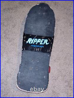 Jack The Ripper Variflex Vintage Skateboard Extremely Rare 1980s 80's Skeleton
